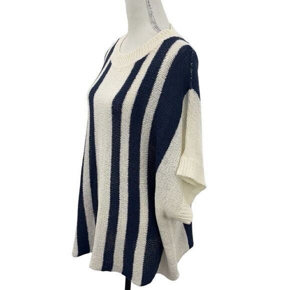 Mud Pie Addy Women's Stripe Knit Pullover - Picture 1 of 10